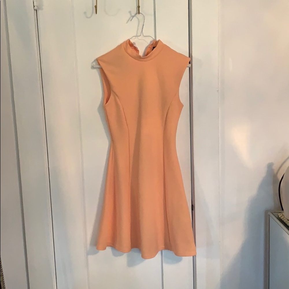 Sherbet Orange scuba dress